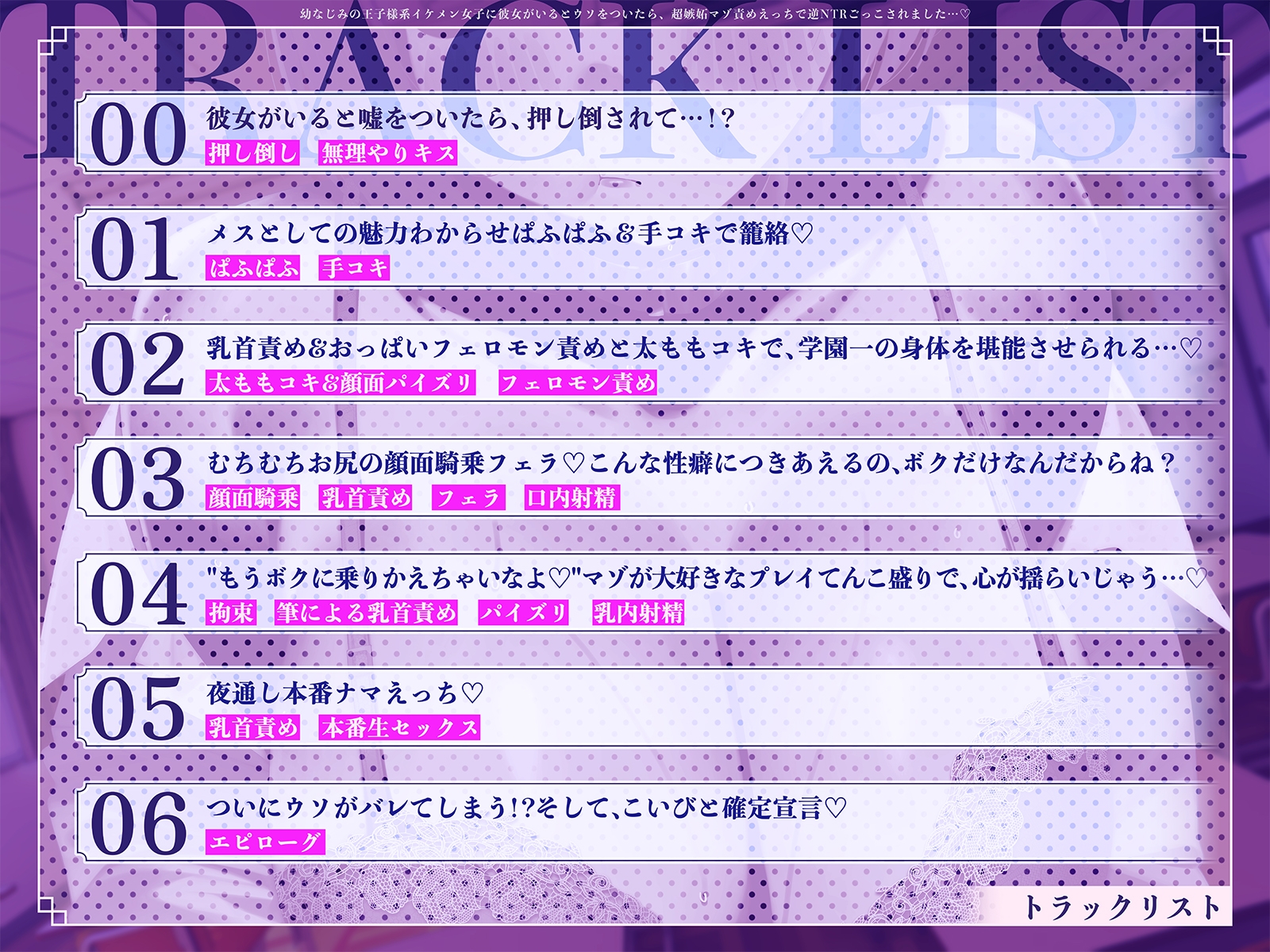 幼なじみの王子様系イケメン女子に彼女がいるとウソをついたら、超嫉妬マゾ責めえっちで逆NTRごっこされました…♡【KU100収録】