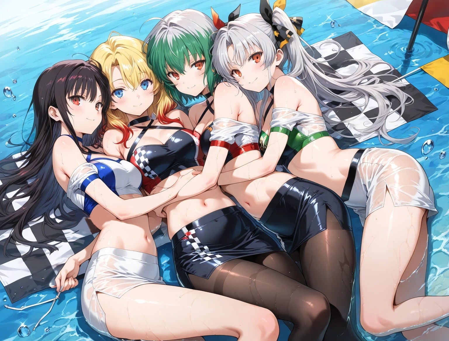 黒タイツ美少女イラスト集4レースクイーン編 – Preview 4