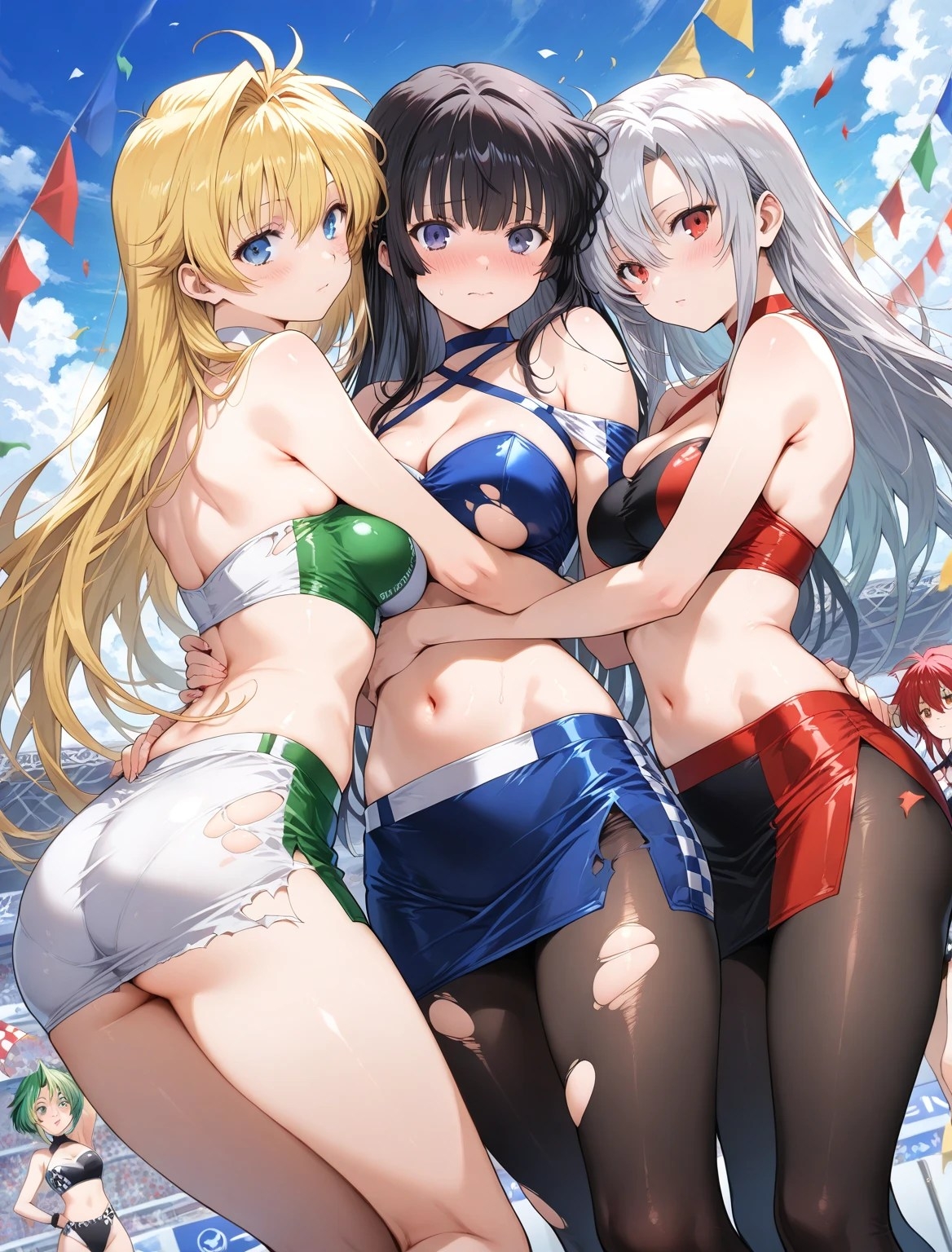 黒タイツ美少女イラスト集4レースクイーン編 – Preview 5