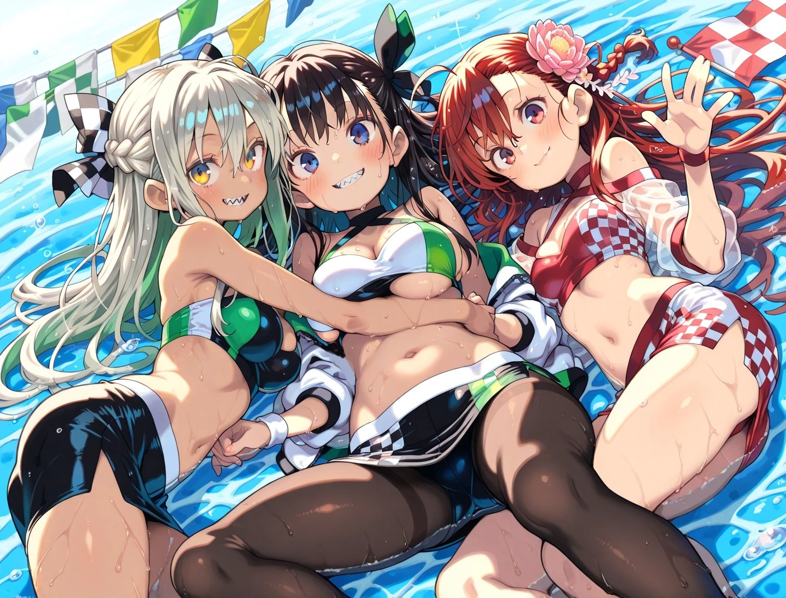 黒タイツ美少女イラスト集4レースクイーン編 – Preview 10