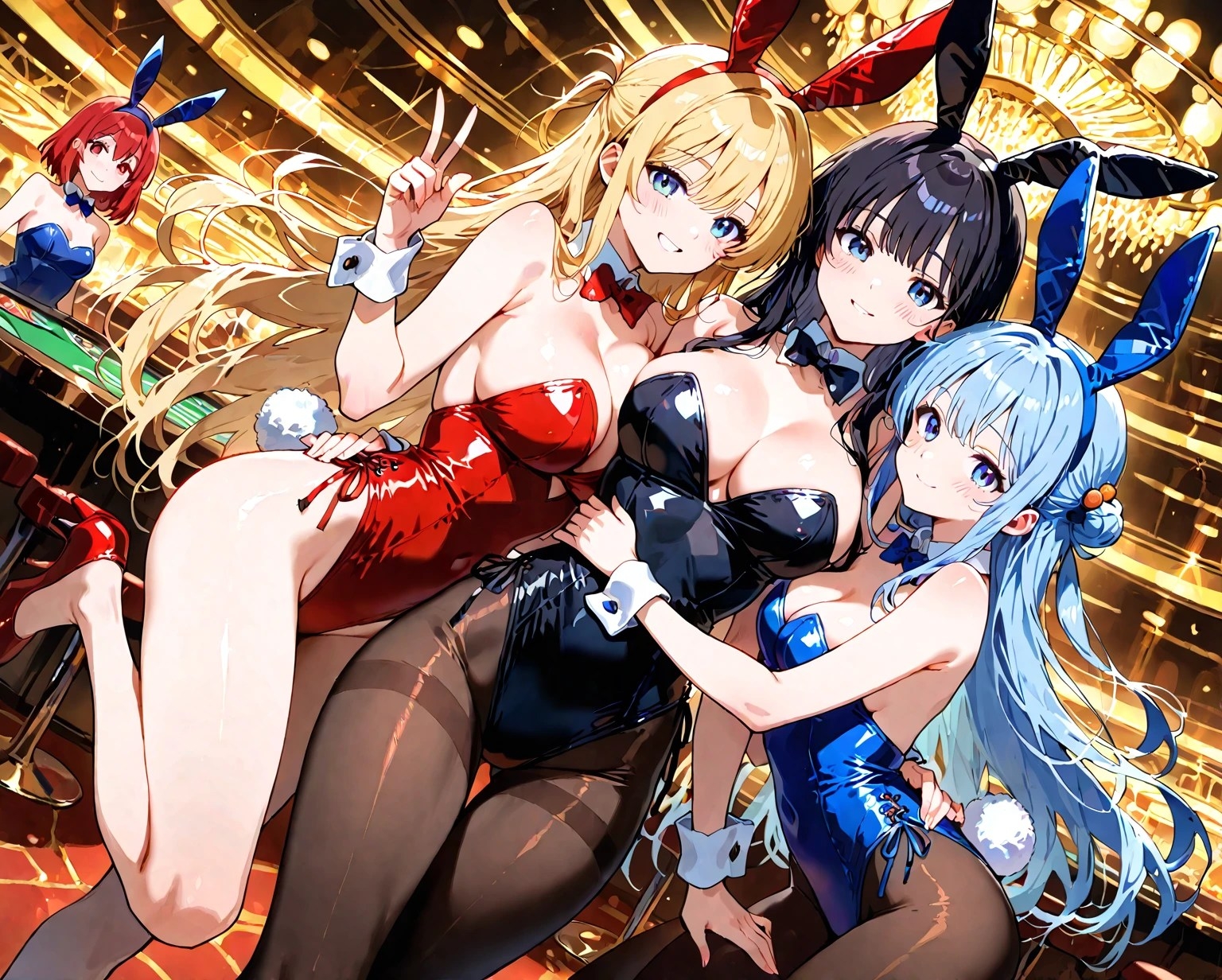 黒タイツ美少女イラスト集5カジノ編 – Preview 8