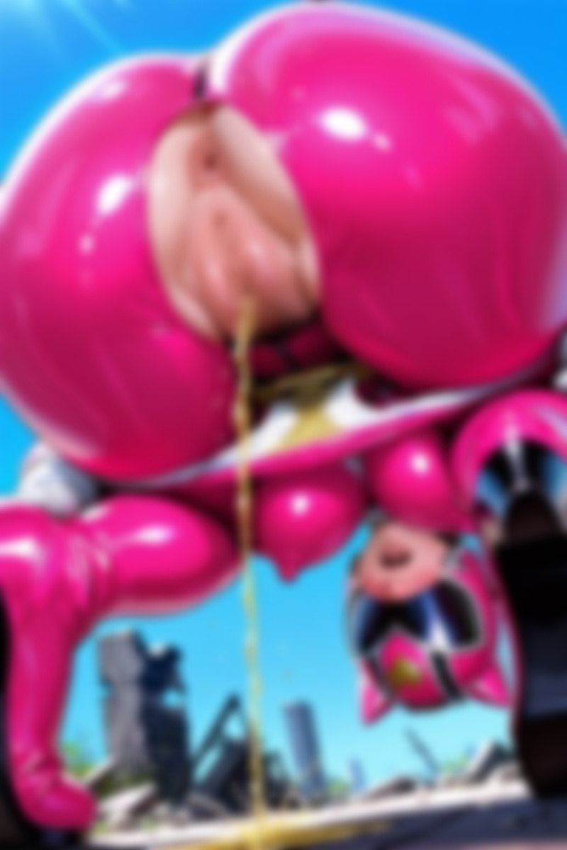 限界突破の戦隊ヒロイン。激闘の合間に訪れた耐え難い尿意と誇りを捨てた野外放尿の記録 – Preview 6