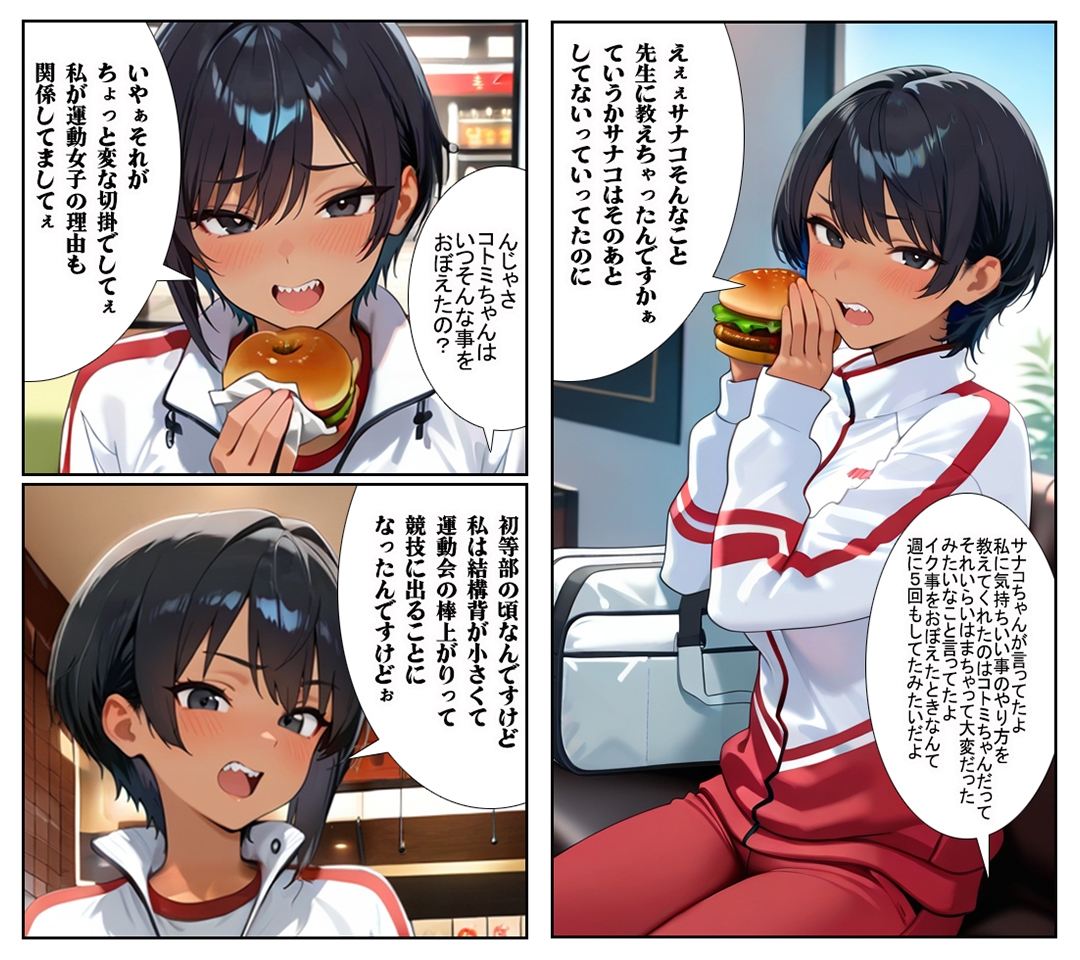 【汚パンツ女学園】第2話ボーイッシュな陸上部の女の子は性への興味が凄かった – Preview 2