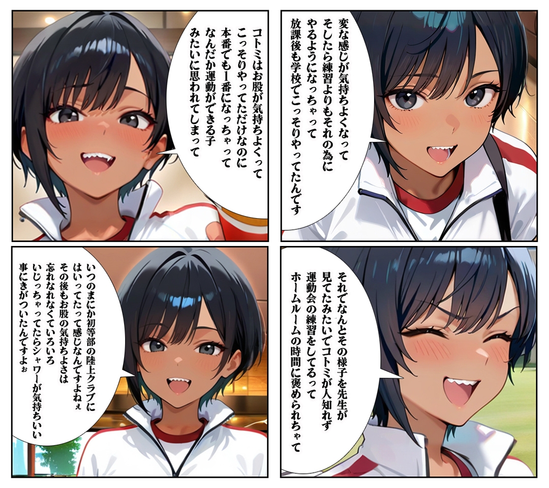 【汚パンツ女学園】第2話ボーイッシュな陸上部の女の子は性への興味が凄かった – Preview 4