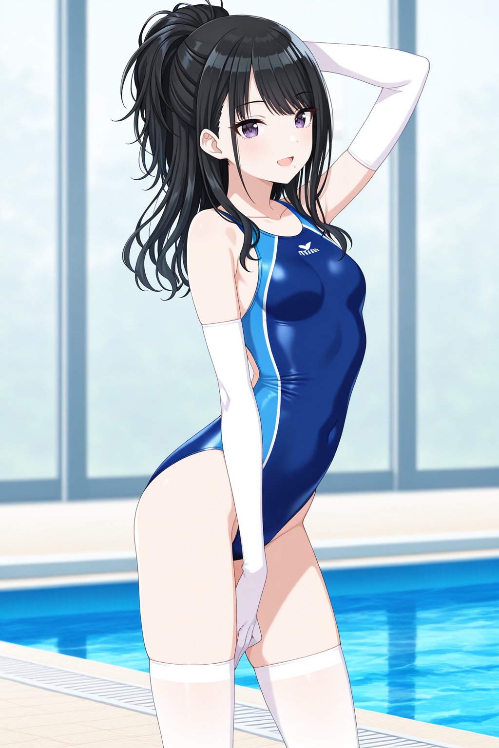 風野●織 競泳水着でキモおじ強●種付け – Preview 2