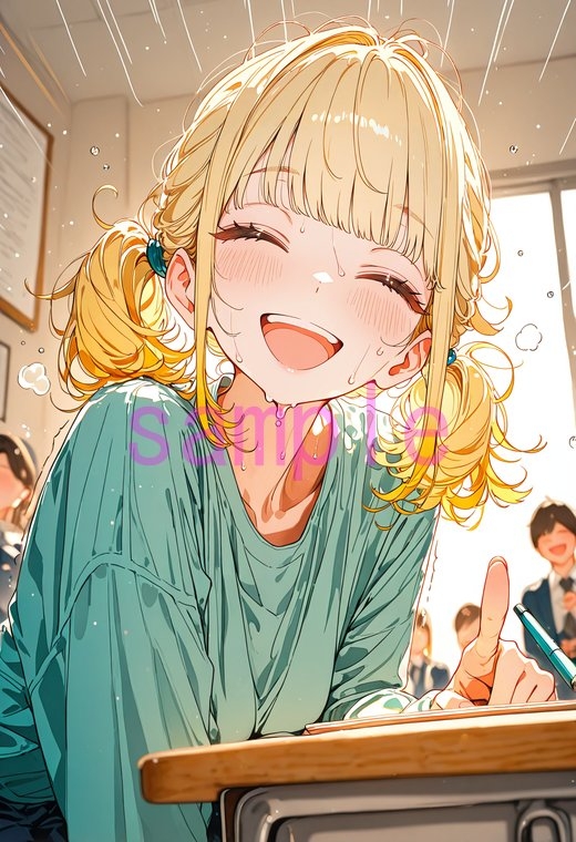 女の子がナニかを見つめている画像集