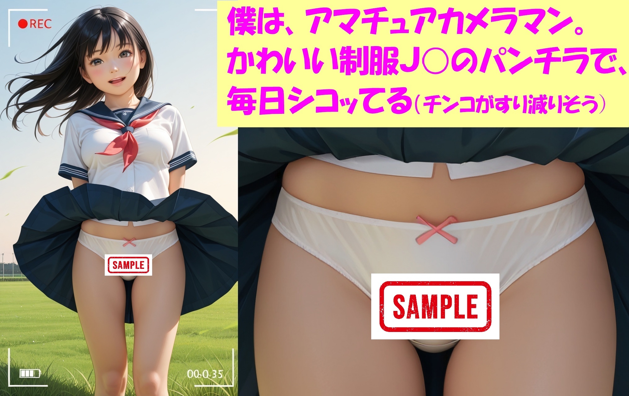 現役J○が撮影会でパンチラを撮られ生涯オカズ化 – Preview 2