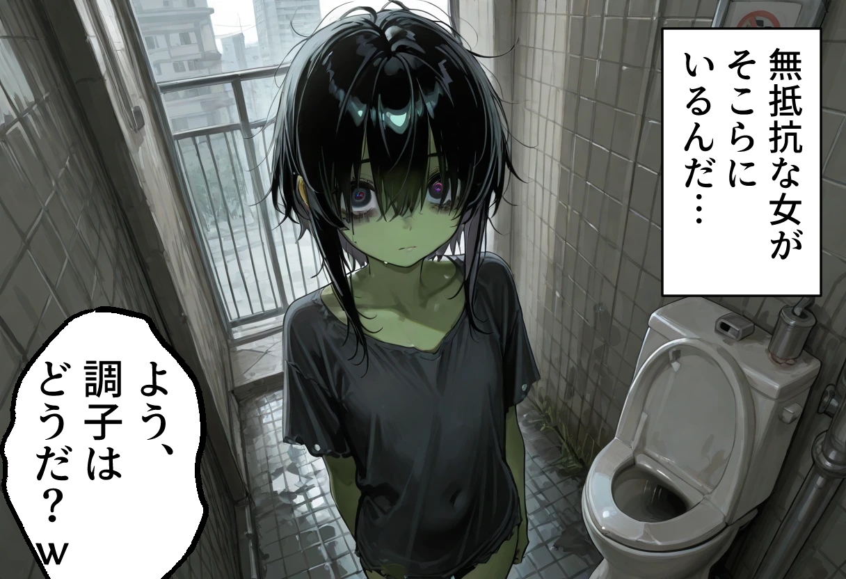 ゾンビ女なら人権ないからヤリたい放題だよね? 闇の序章(横)