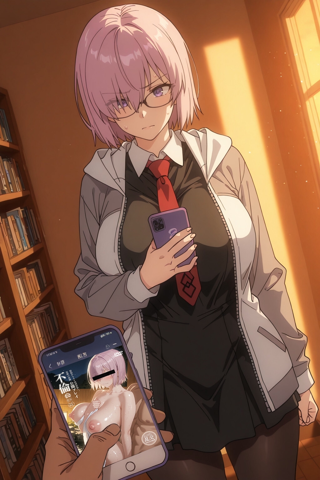 漫研の性処理便器に堕ちた。淫らな女へと変貌し、複数の男と乱交する - マ◯ュ・キリエライト