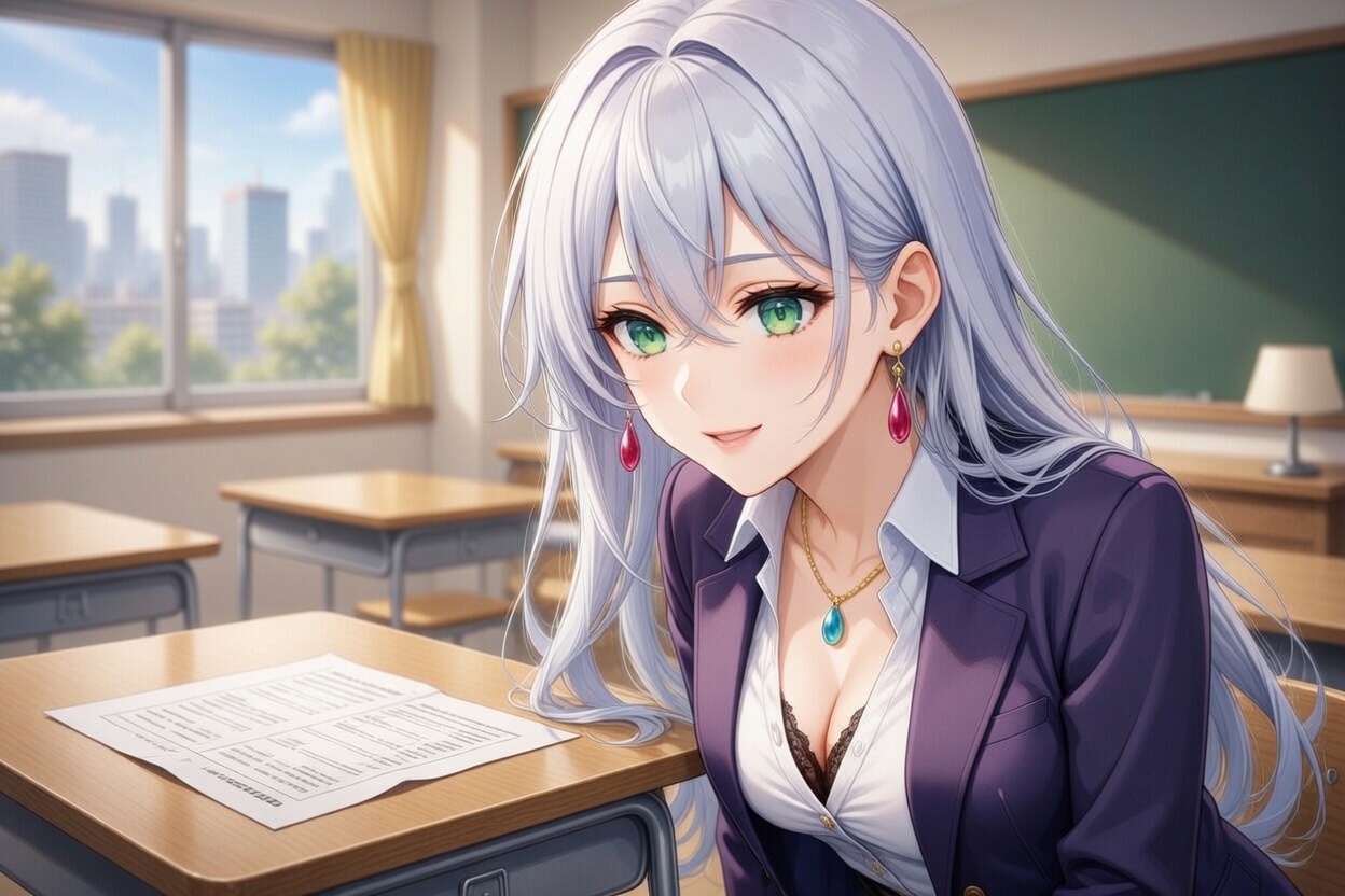 10回の補習で距離が変わる ビジネス英語クイズ×恋愛シミュレーション セリーヌ先生