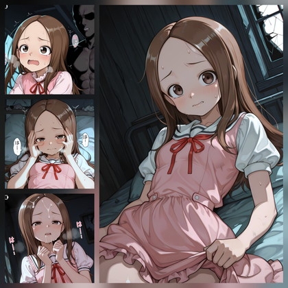 [AIイラストCG] 捕らわれ上手な高〇さん