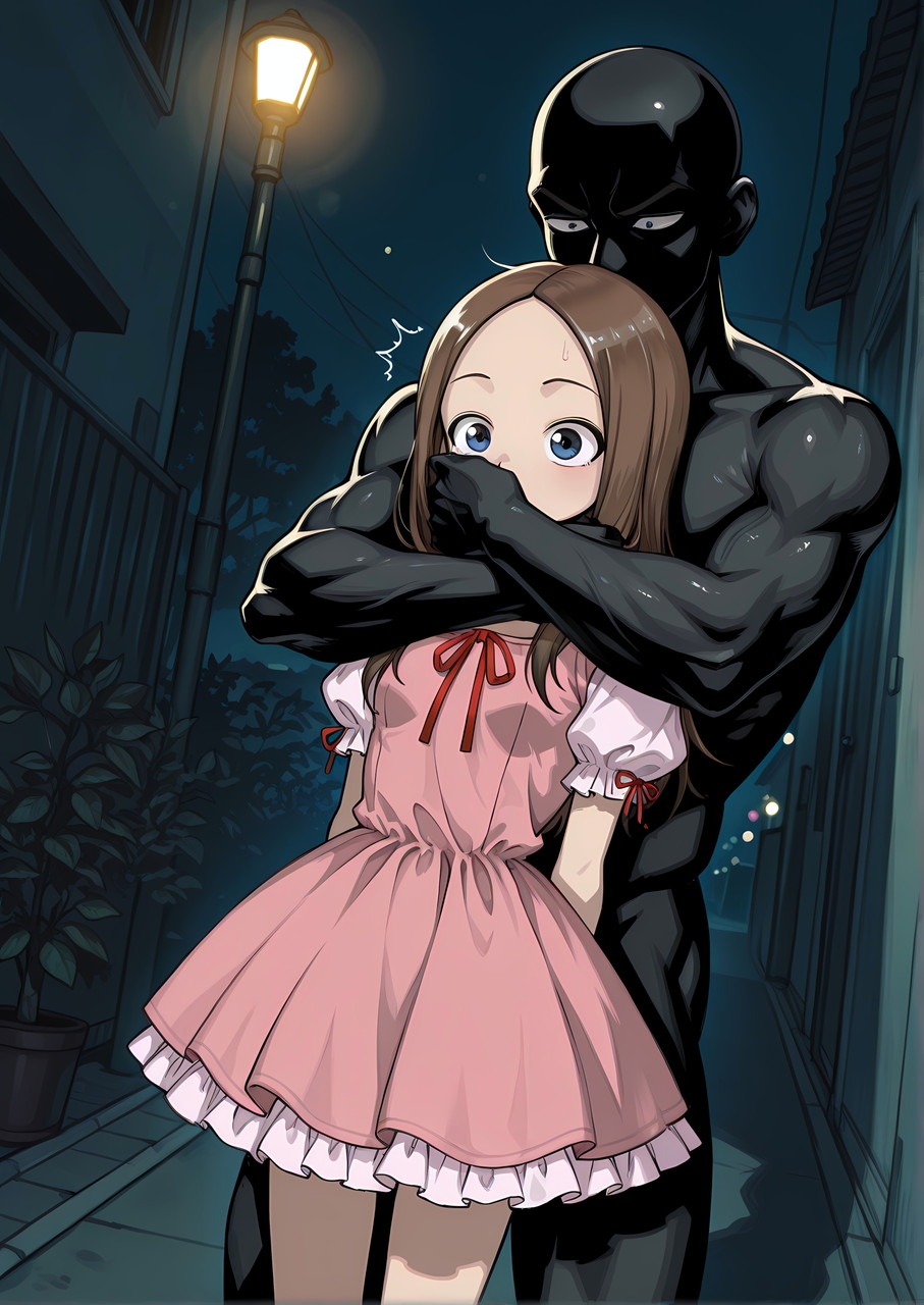 [AIイラストCG] 捕らわれ上手な高〇さん