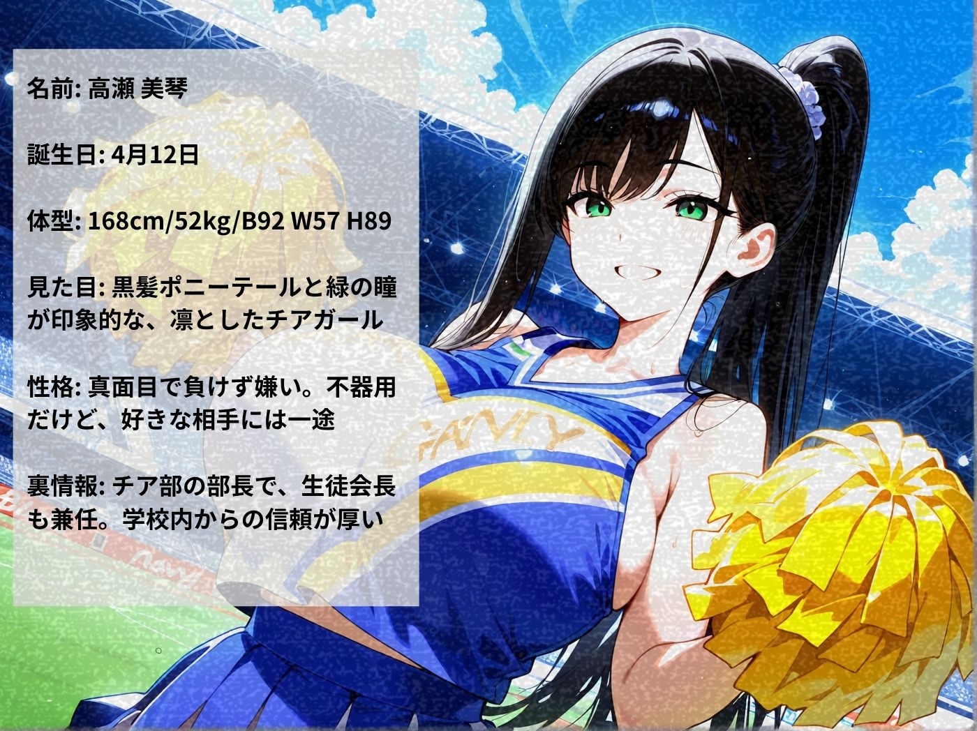 巨乳チア部の恥辱ハメ撮り流出事件～顧問の狂った記録映像～