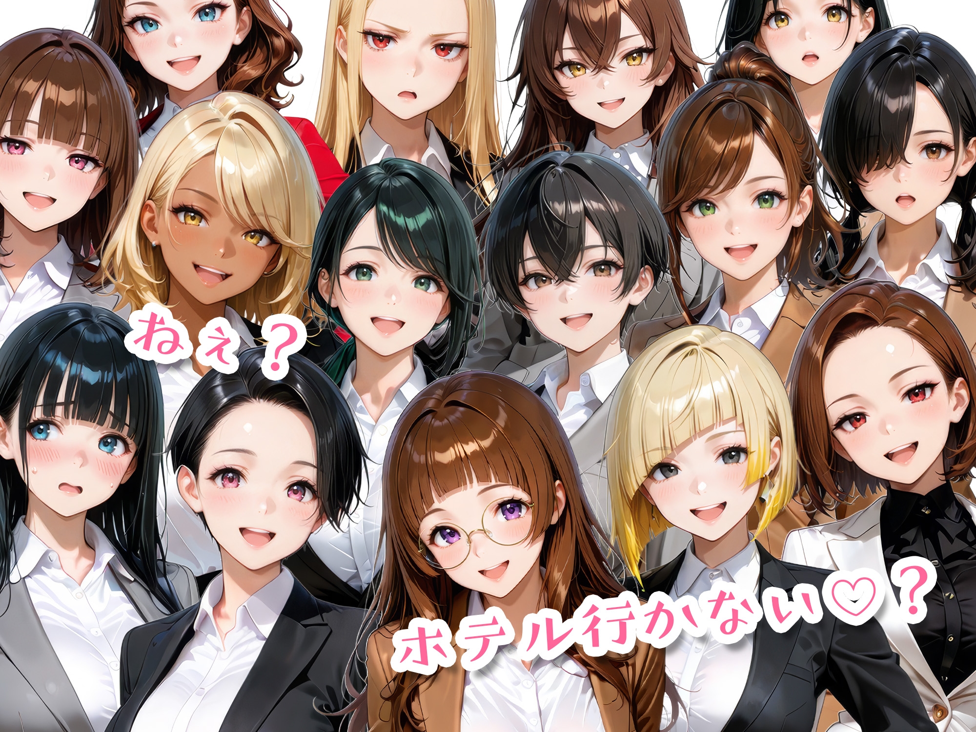 15人の巨乳OLと毎日ヤリまくれるウチの職場