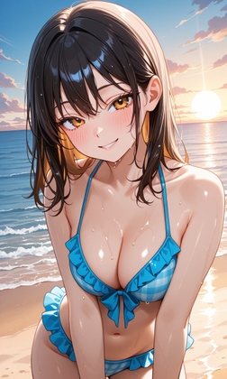 同級生がいろんな水着で誘惑してくる