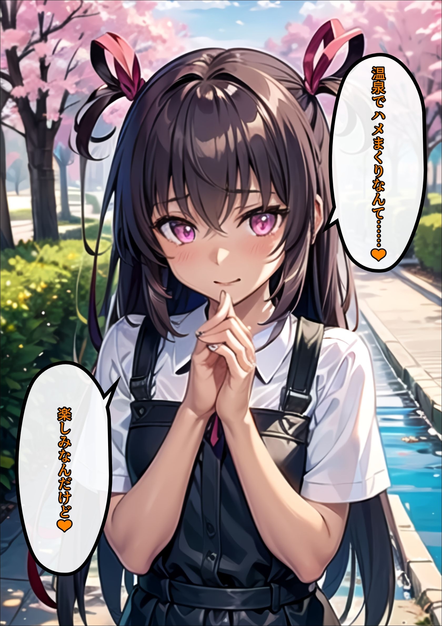 ユ〇カゼと温泉エッチする話