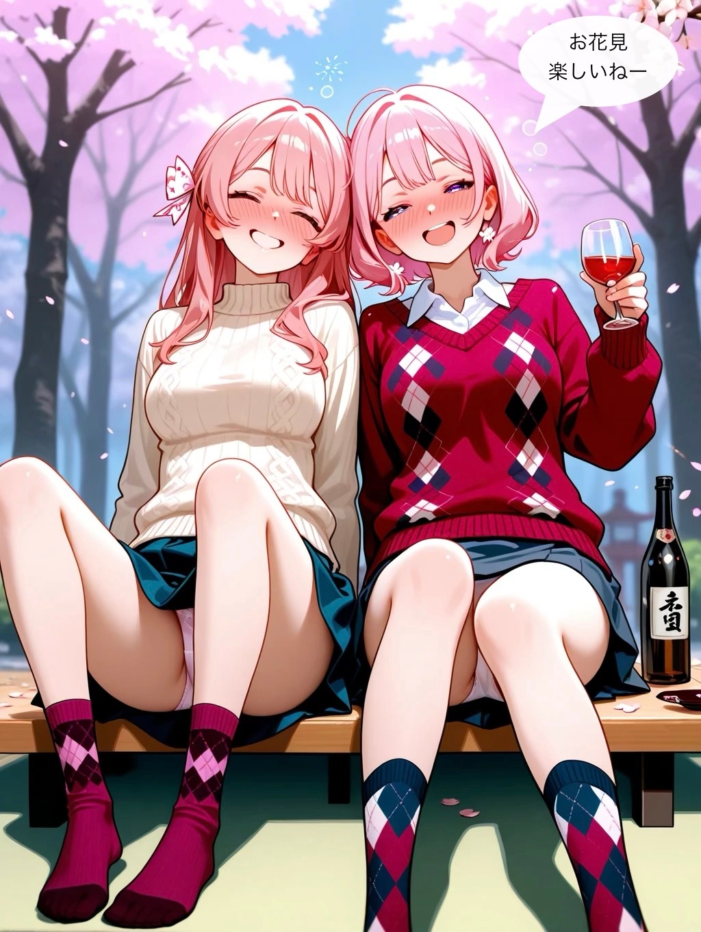 泥酔お花見ハプニング