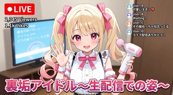 裏垢アイドル～生配信での姿〜