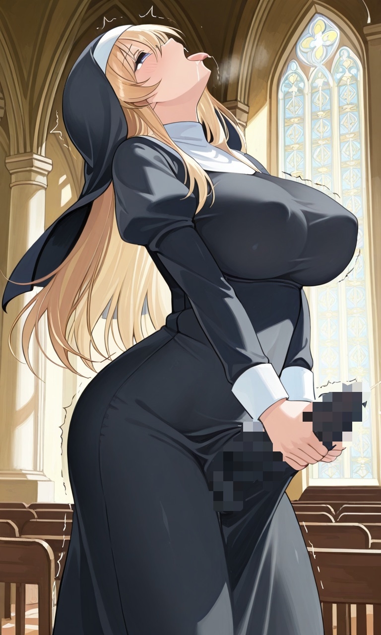 メ○ガキ○リサキュバスに完全敗北したセ◯ズリ大好き♡ふたなりシスター