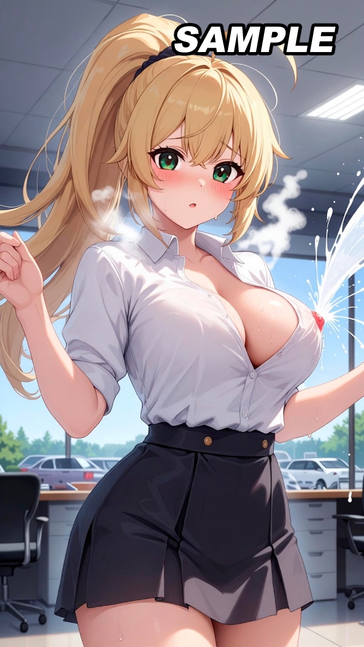 【母乳づくしVol.2】新人OLやらかし母乳噴射