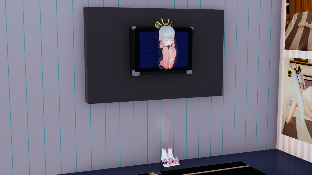 神〇綾華 停雲の壁足調教(〇神、崩〇スターレイル) 2章 密室壁足調教 – Preview 2