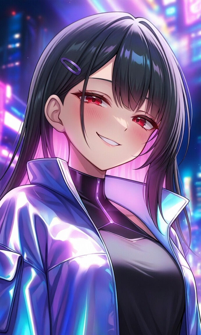 Lila Nox - Cyber Temptation【Neon Hacker Girl】 – Preview 3