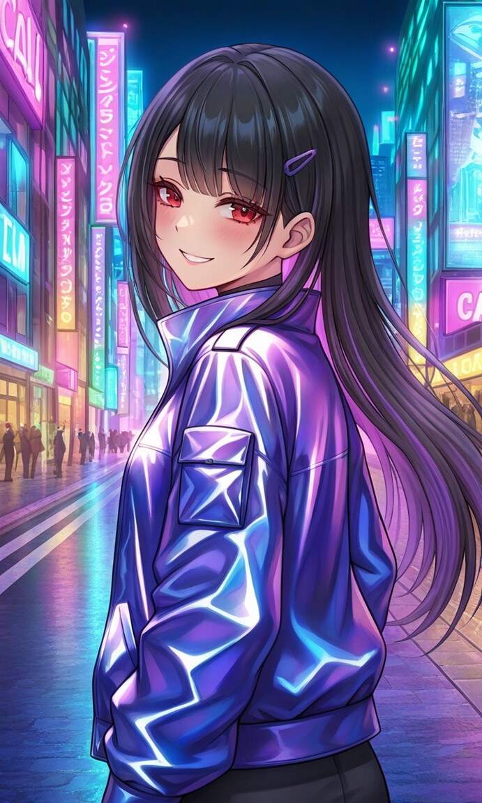 Lila Nox - Cyber Temptation【Neon Hacker Girl】 – Preview 6