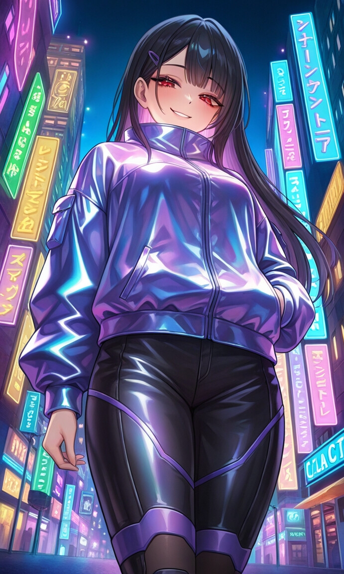 Lila Nox - Cyber Temptation【Neon Hacker Girl】 – Preview 7