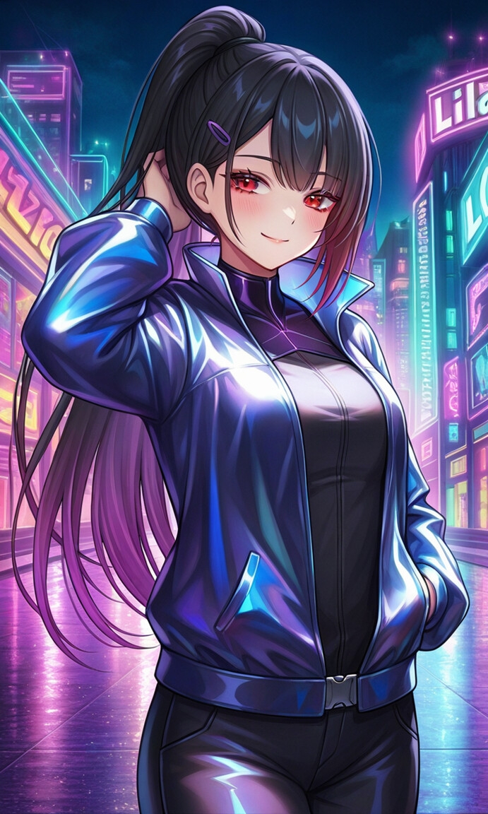 Lila Nox - Cyber Temptation【Neon Hacker Girl】 – Preview 9
