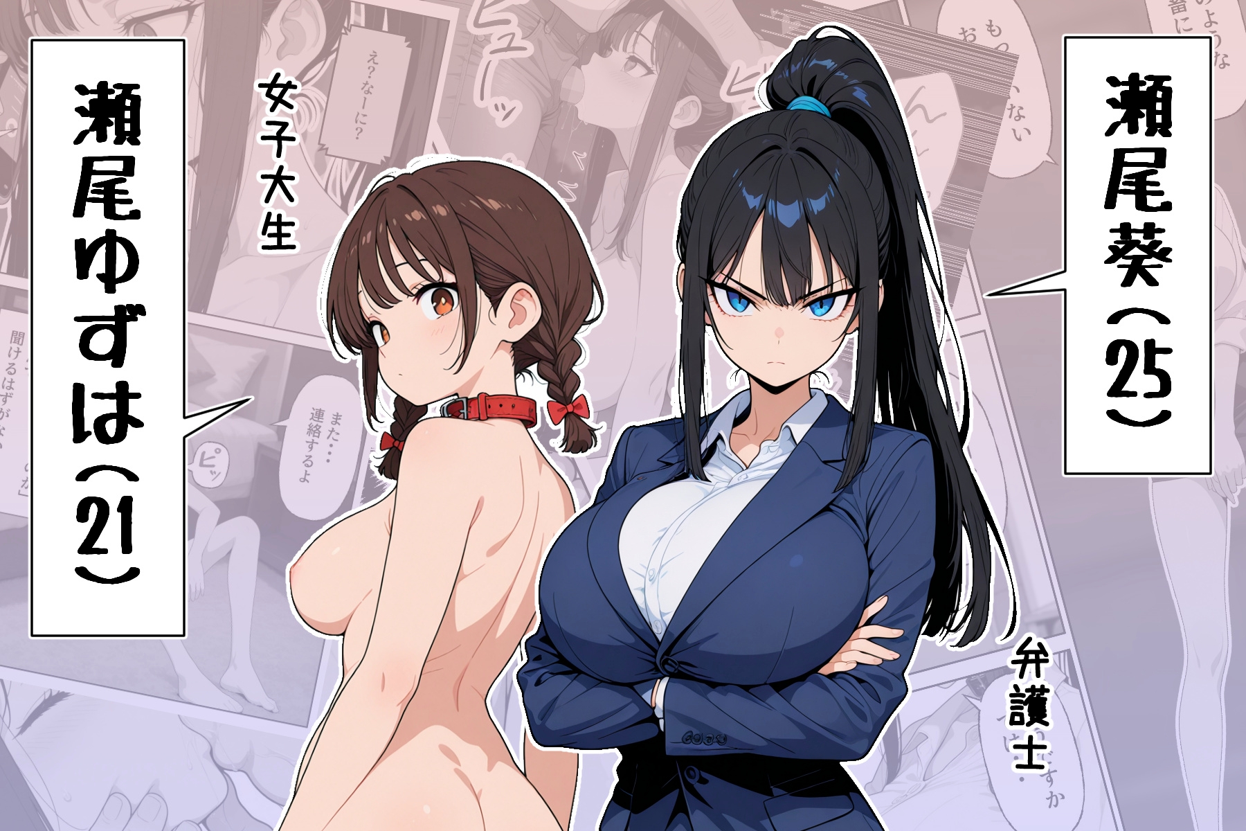 性犯罪者と戦う女弁護士 自分がハメられてメス堕ち人生終了