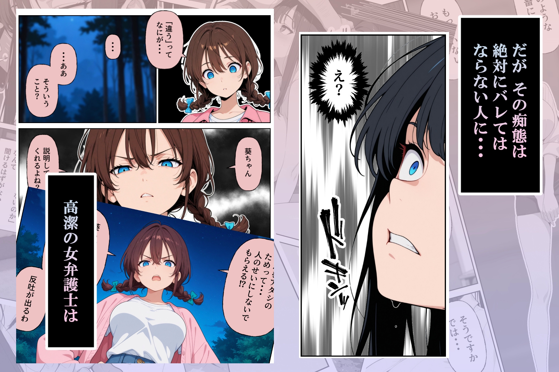 性犯罪者と戦う女弁護士 自分がハメられてメス堕ち人生終了