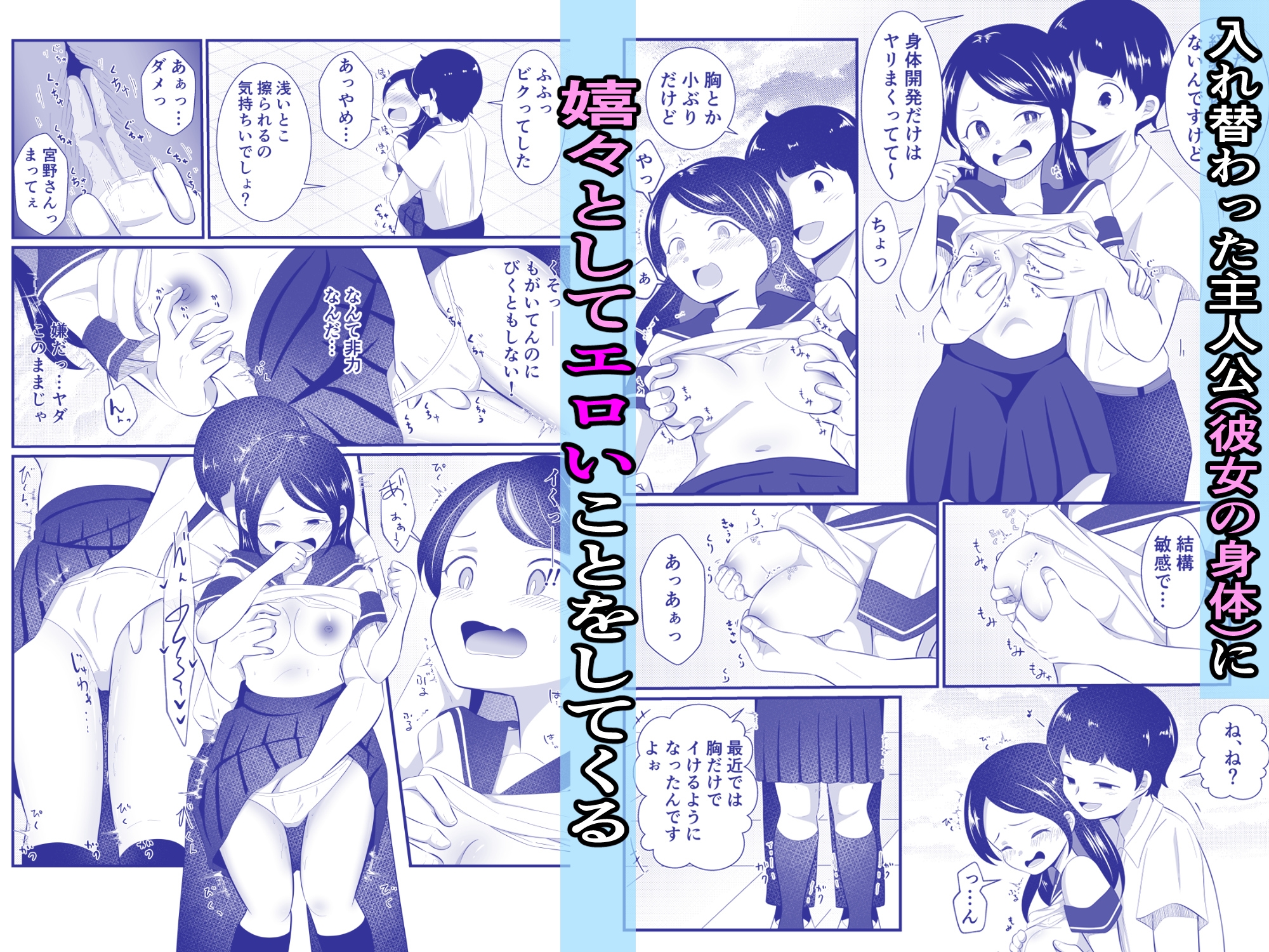 清楚だと思っていた彼女と入れ替わったらメス堕ちさせられた！ – Preview 4