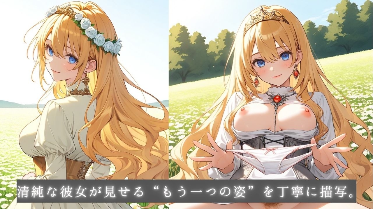 着エロ種付け清純プリンセス4〜大自然に乱れる花びら、水辺に広がるスカート〜