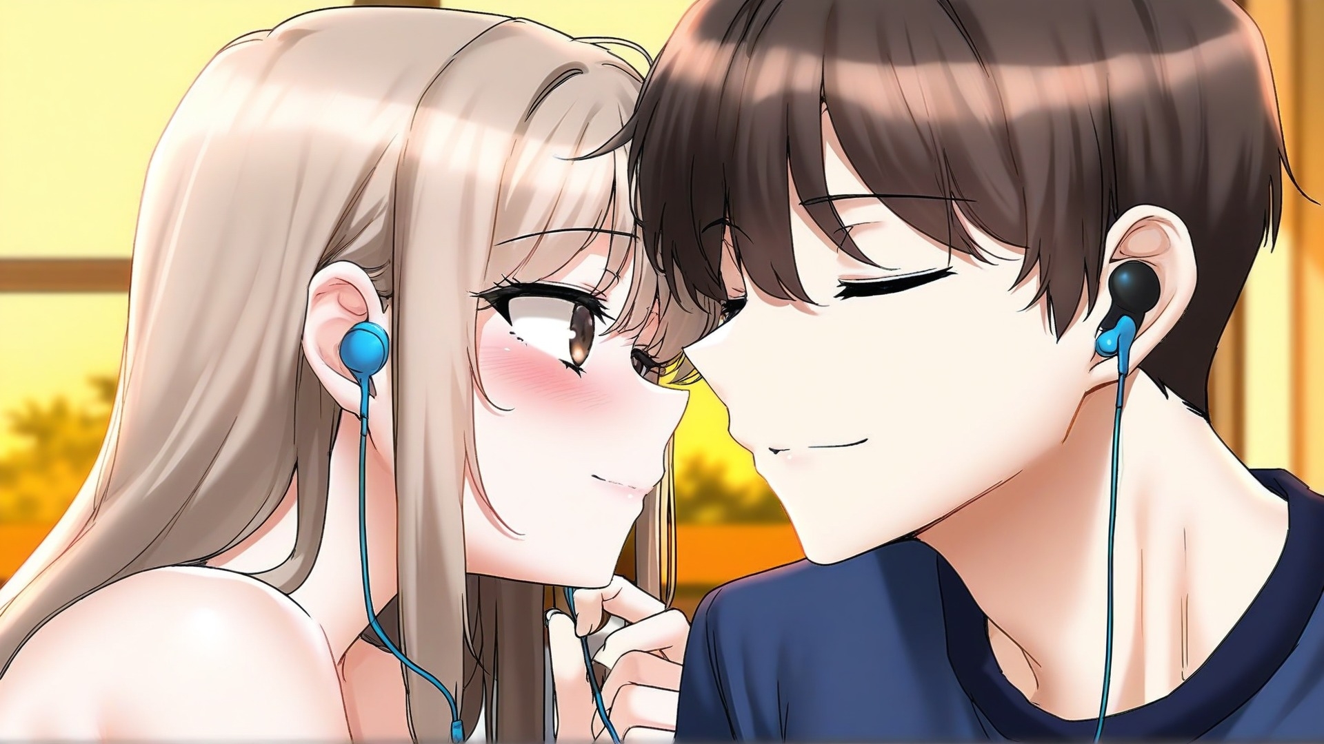 交換留学生の彼女と過ごした夜 ～ビジュアルノベル～