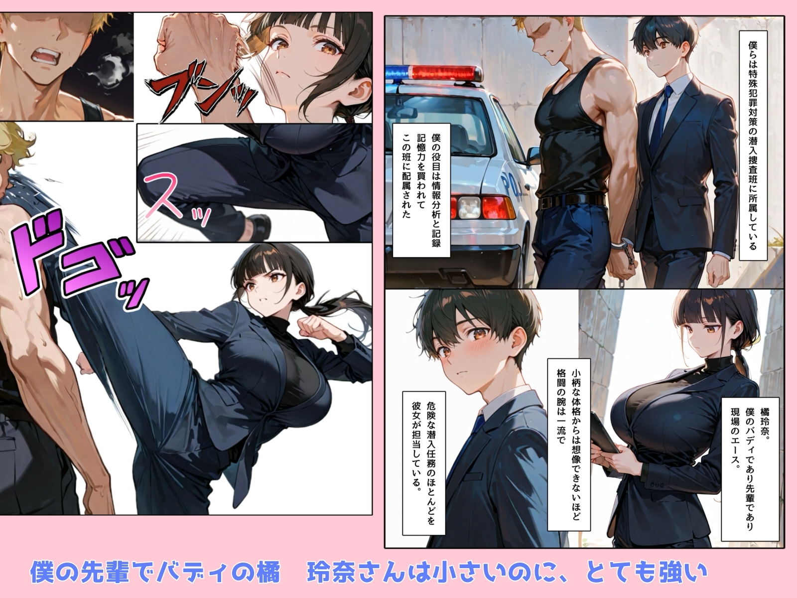 ミニマム爆乳捜査官玲奈〜僕のち○ぽでトロトロに溶ける鉄面上司〜