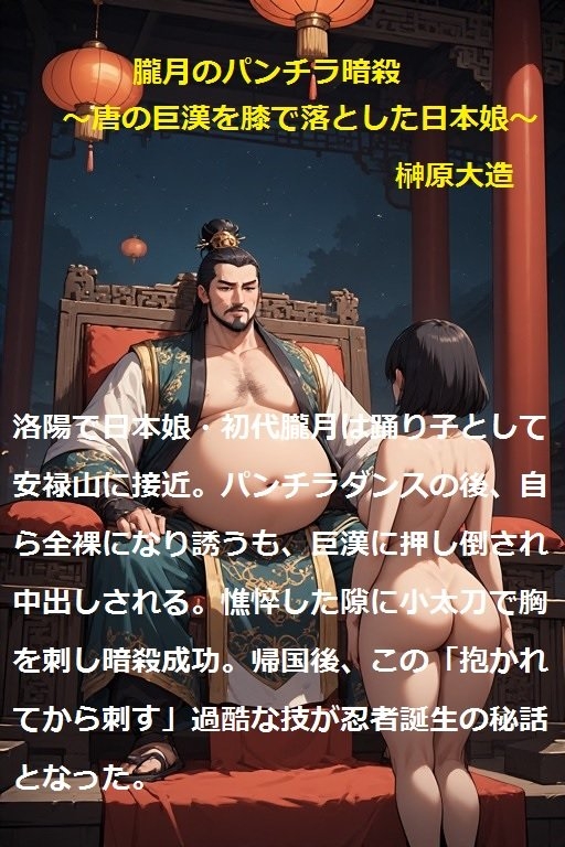 朧月のパンチラ暗殺 ～唐の巨漢を膝で落とした日本娘～