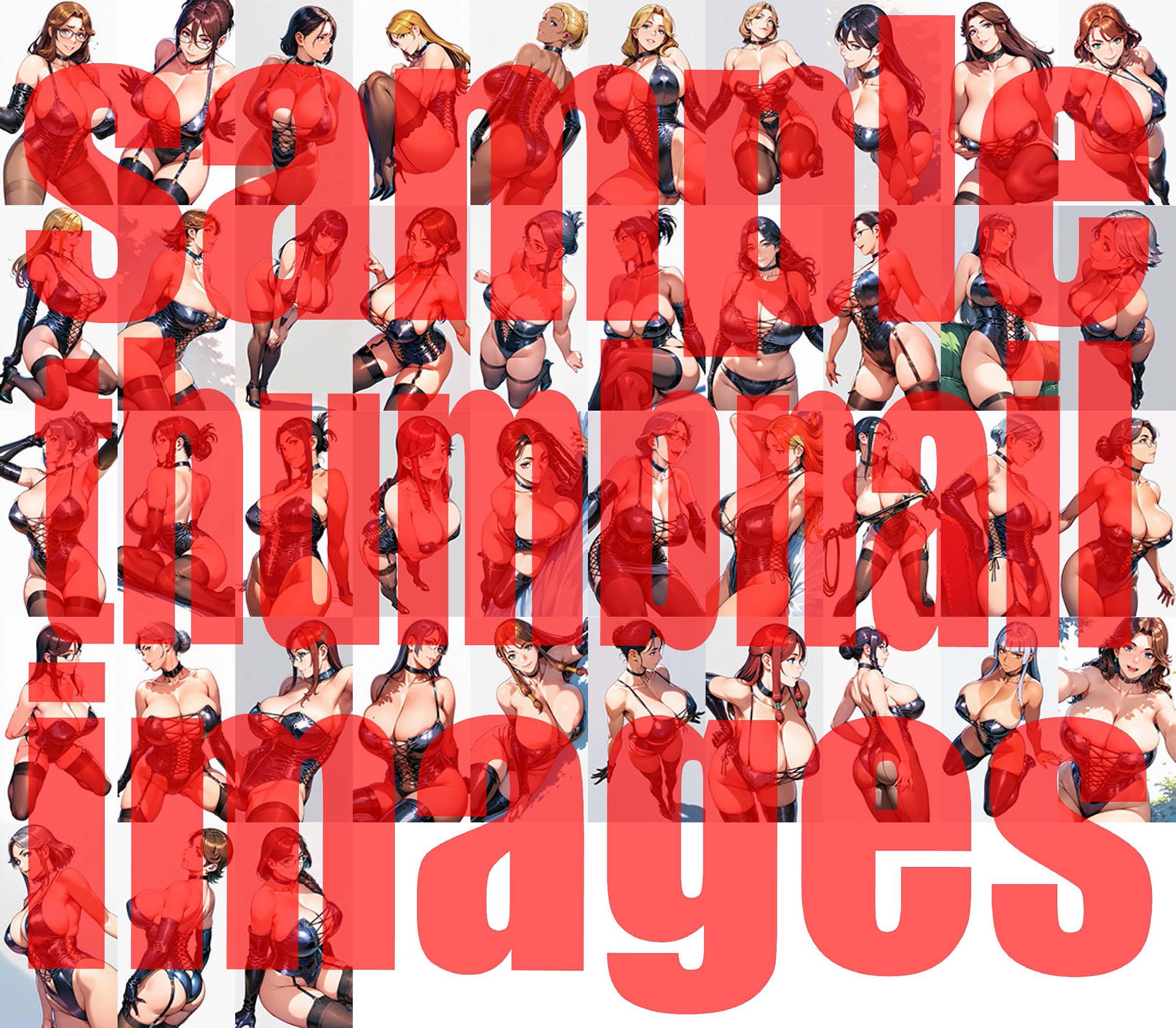 人妻ボンデージ画像集 4K 相当287枚(縦型143枚、横型:144枚)