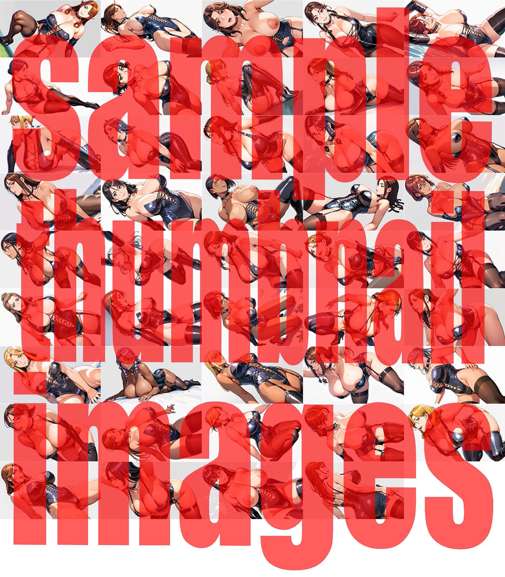 人妻ボンデージ画像集 4K 相当287枚(縦型143枚、横型:144枚)