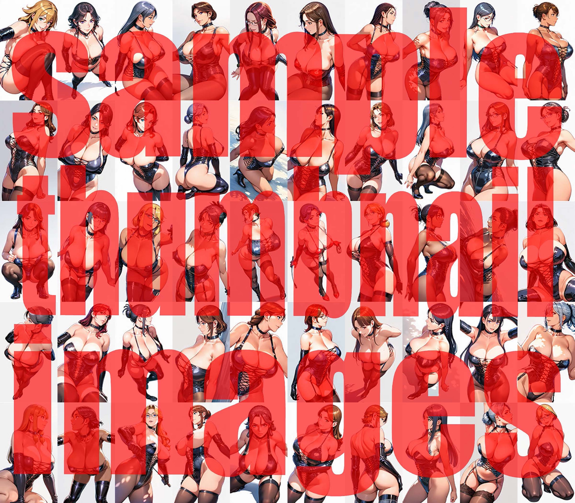 人妻ボンデージ画像集 4K 相当287枚(縦型143枚、横型:144枚)