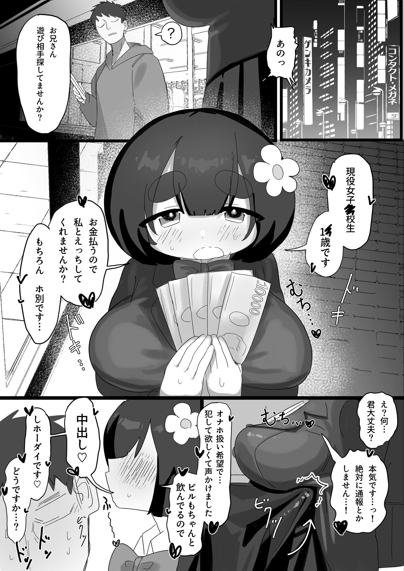 お金払うのでセックスしませんか?