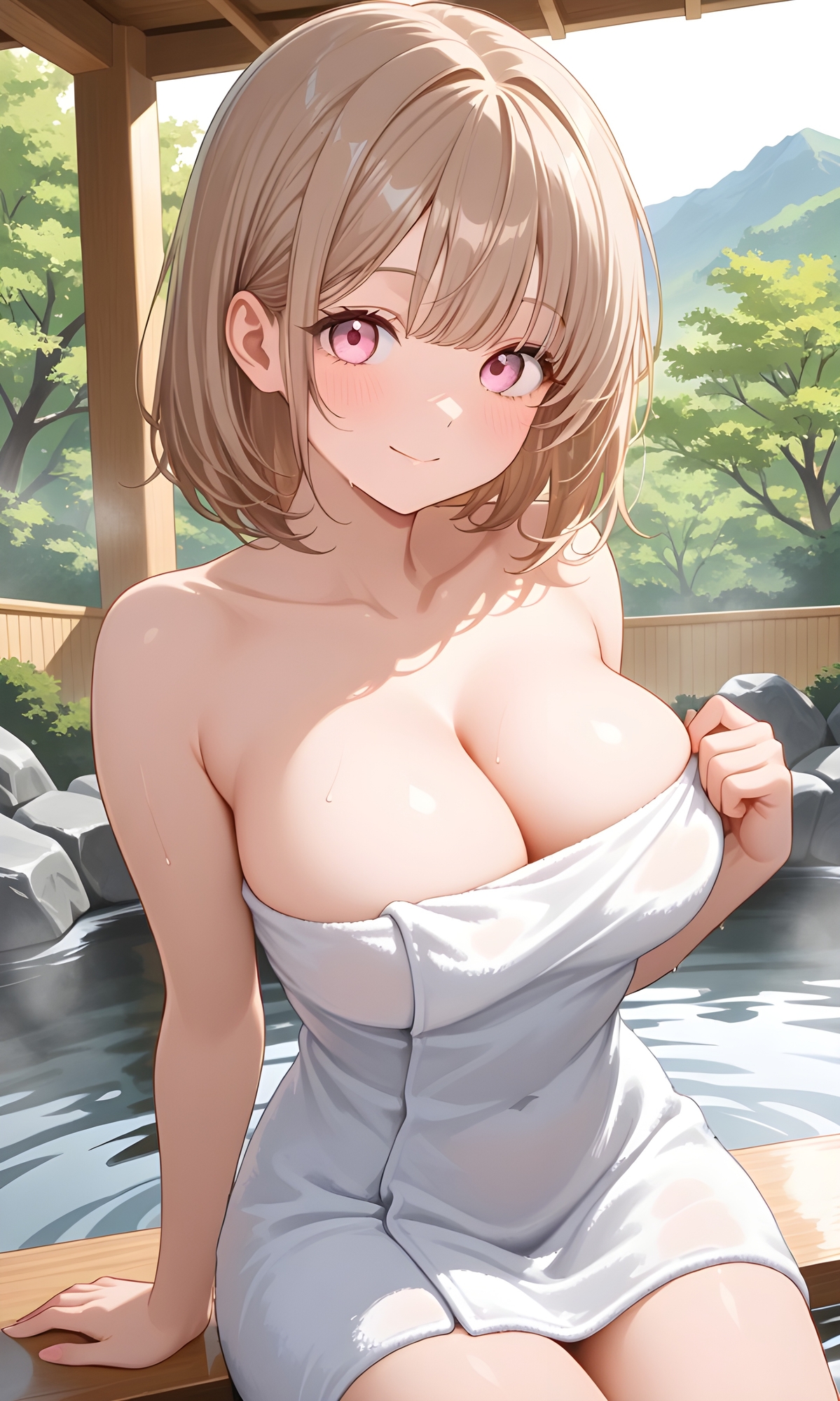 【巨乳彼女】桃瀬りりか|湯けむり密着温泉旅行