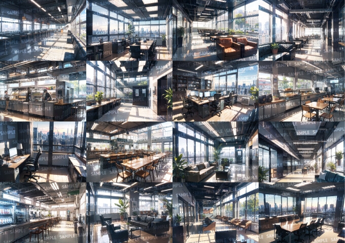 【背景138枚】オフィス - 差分あり