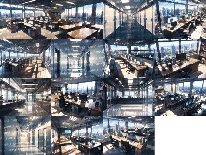 【背景138枚】オフィス - 差分あり