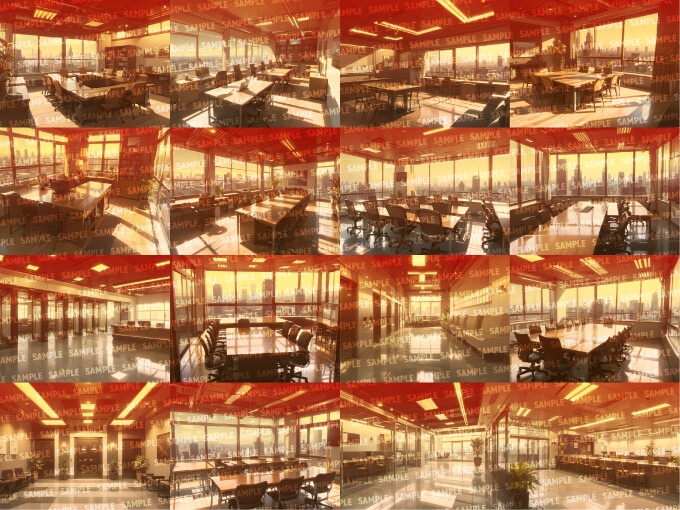 【背景138枚】オフィス - 差分あり