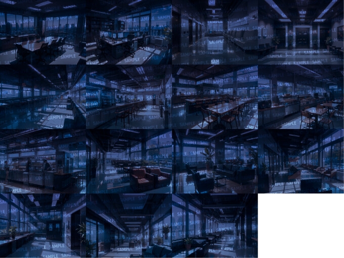 【背景138枚】オフィス - 差分あり