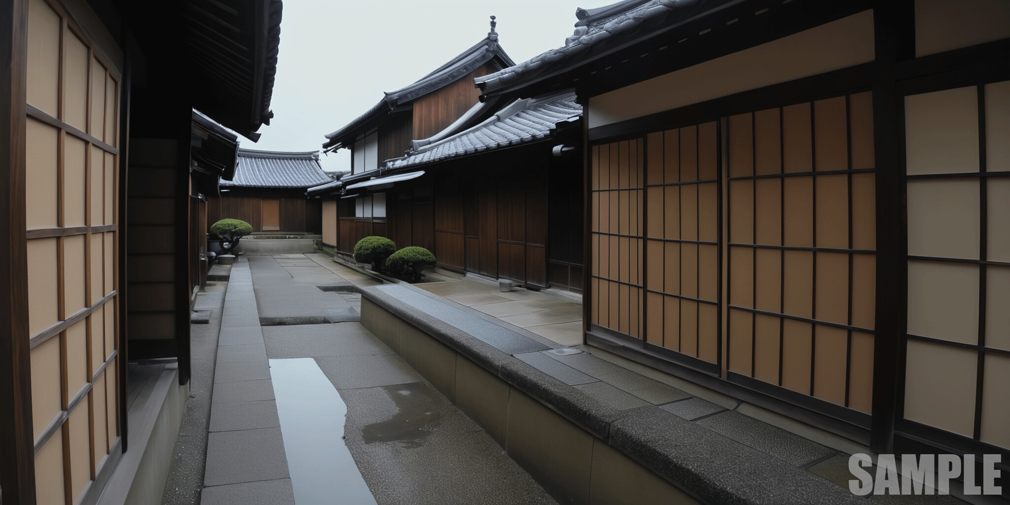 Japanese Kyoto Style Street Environment Pack 100 Background Textures