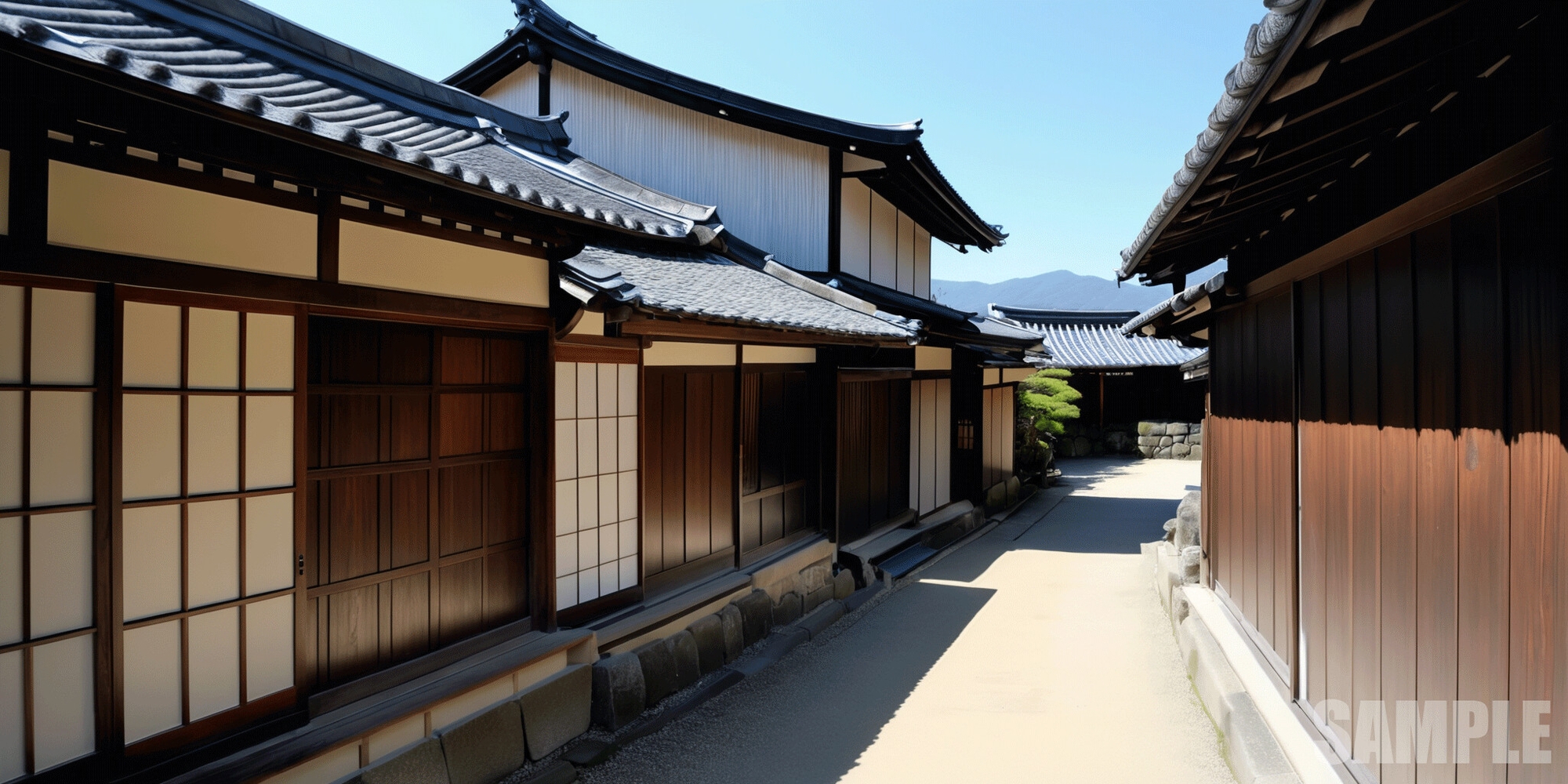 Japanese Kyoto Style Street Environment Pack 100 Background Textures