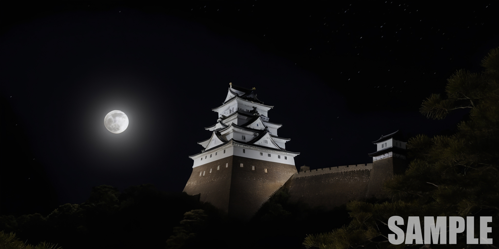 Japanese castle Environment Pack 100 Background Textures – Preview 6