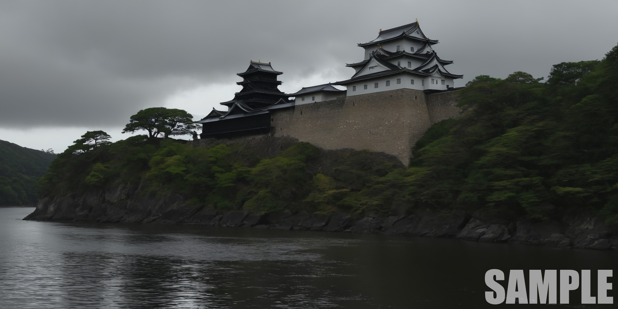 Japanese castle Environment Pack 100 Background Textures – Preview 8