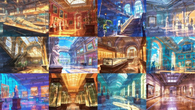 【背景80枚】美術館/博物館